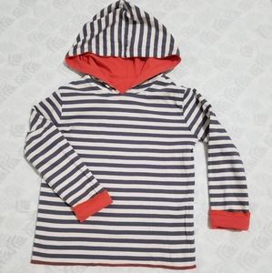 NWT Mini boden reversable hoodie